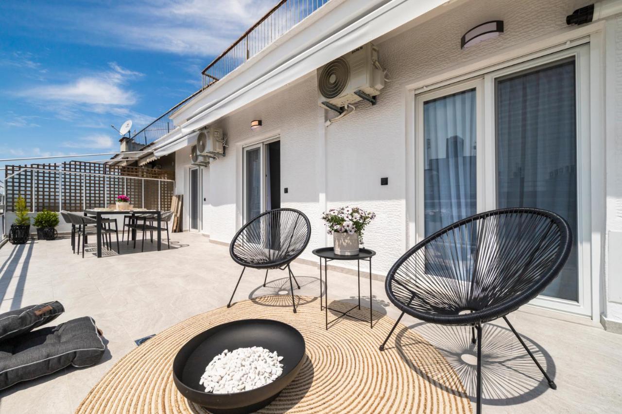 Apartament Ares Penthouse Saloniki Zewnętrze zdjęcie