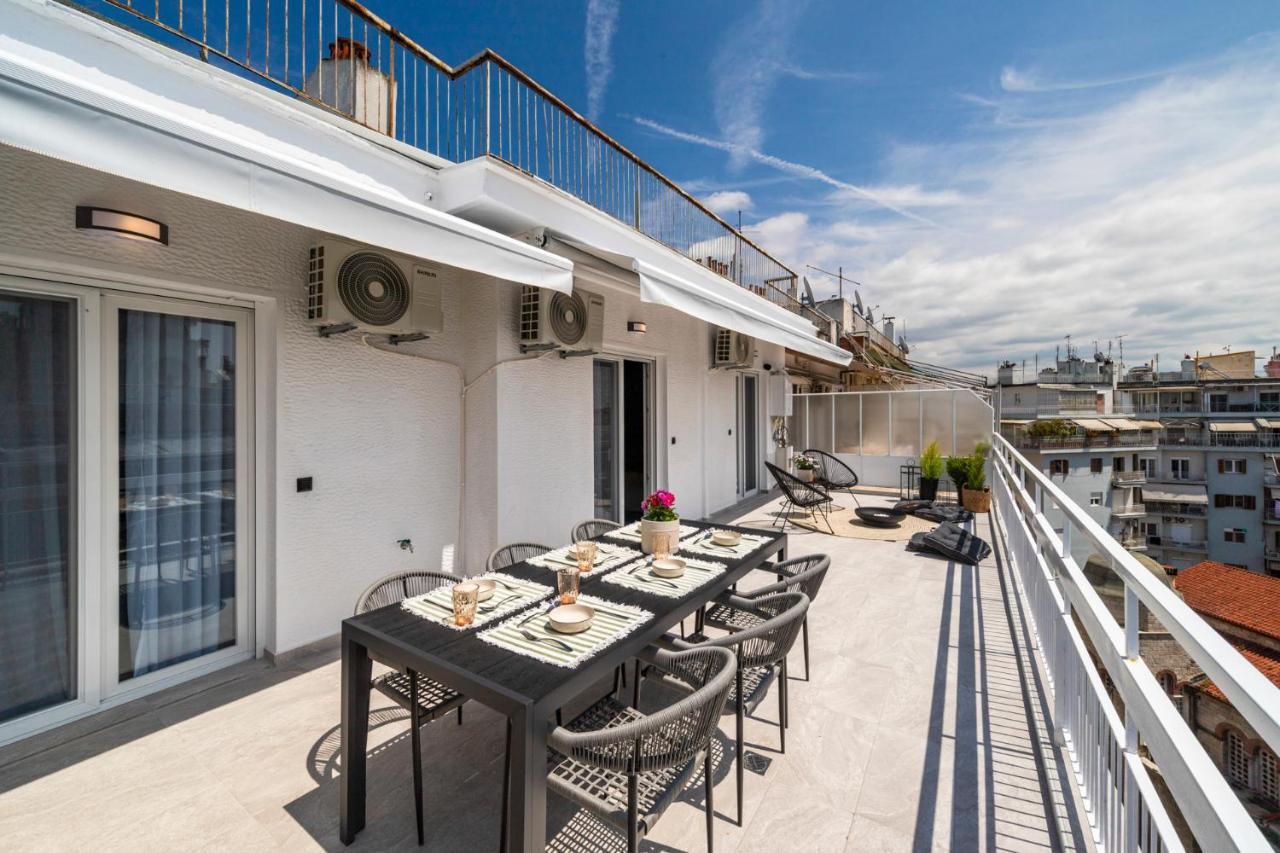 Apartament Ares Penthouse Saloniki Zewnętrze zdjęcie